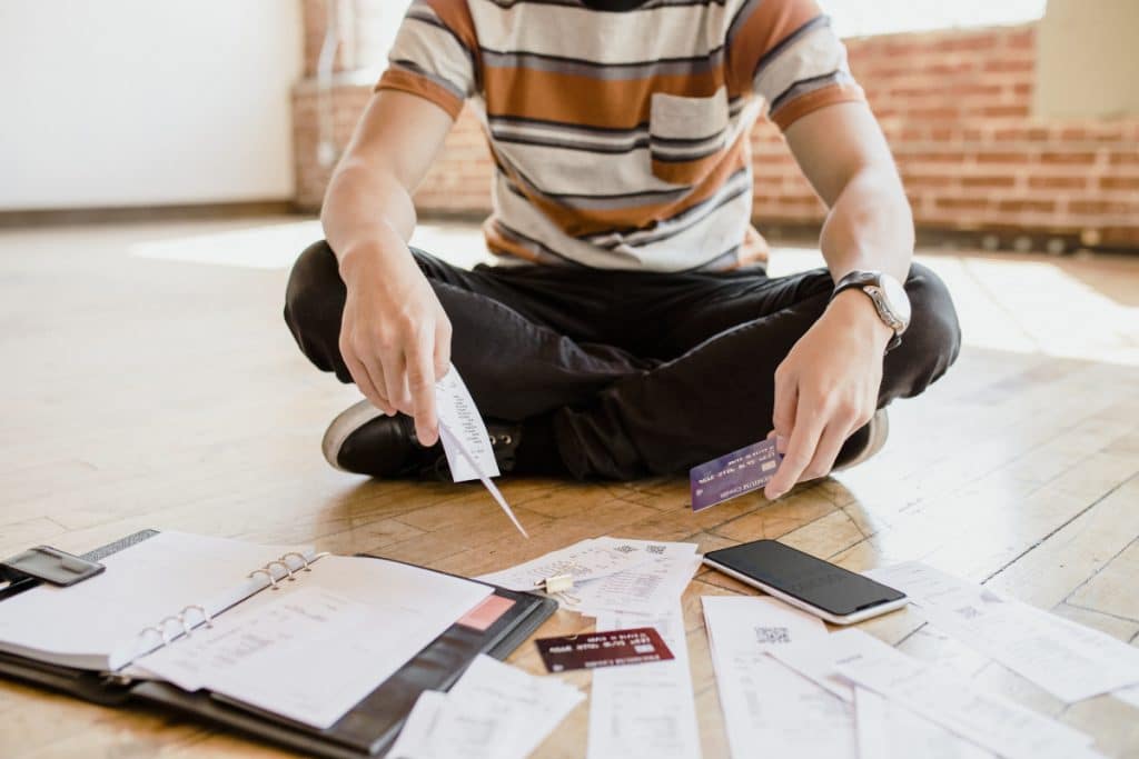 des papiers bancaires