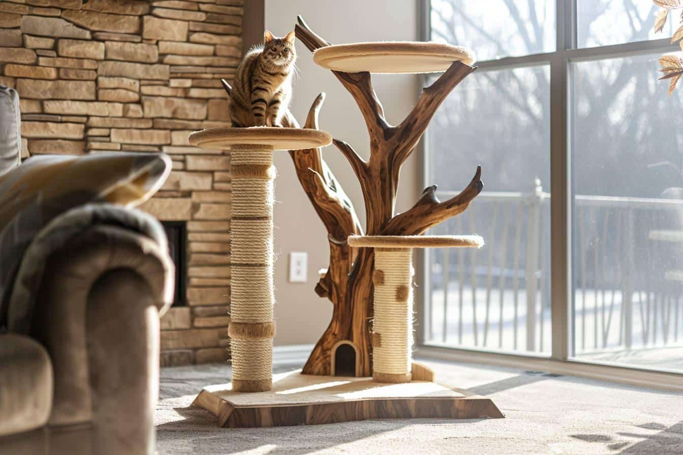 Pourquoi opter pour un arbre à chat en bois ? Avantages et conseils pour votre félin
