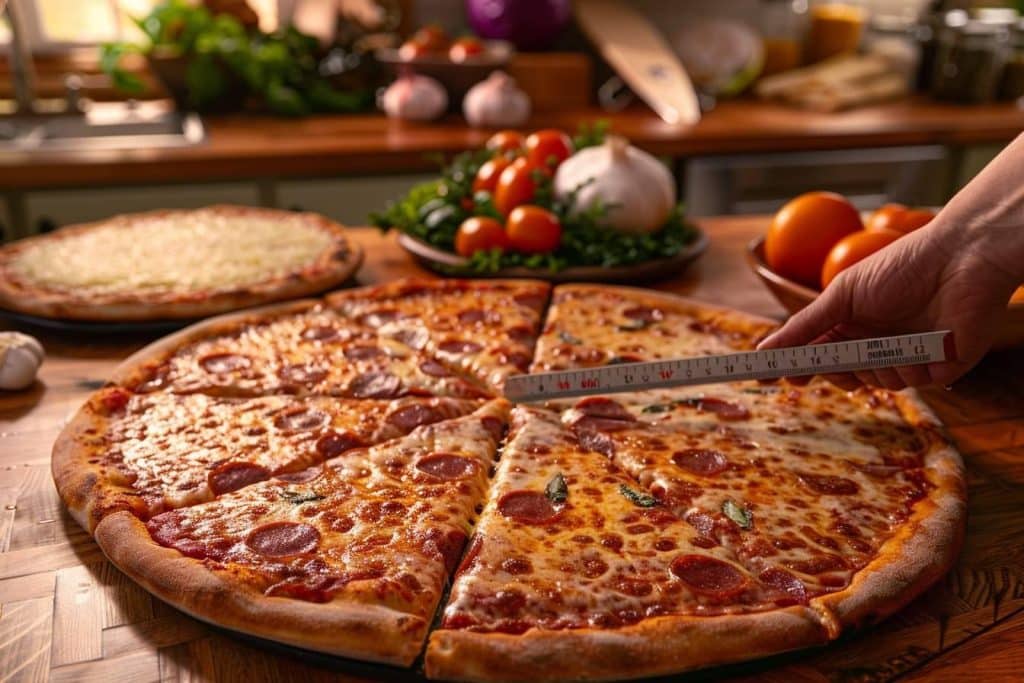 Quelle est la taille standard d'une pizza ? Dimensions moyennes pour chaque format de pizza