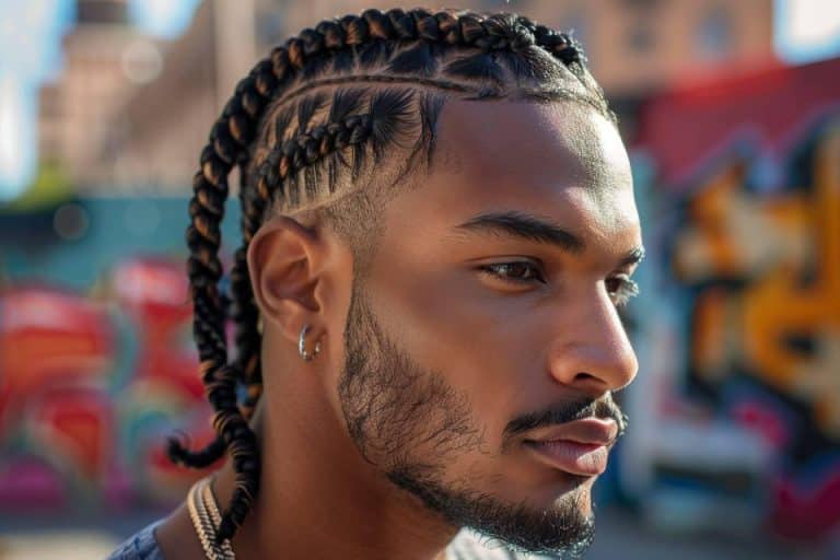 Tresses pour hommes : un style audacieux alliant élégance et virilité
