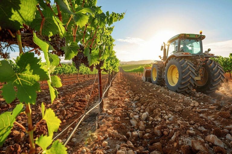 Le chenillard en viticulture : un investissement judicieux pour optimiser la production viticole