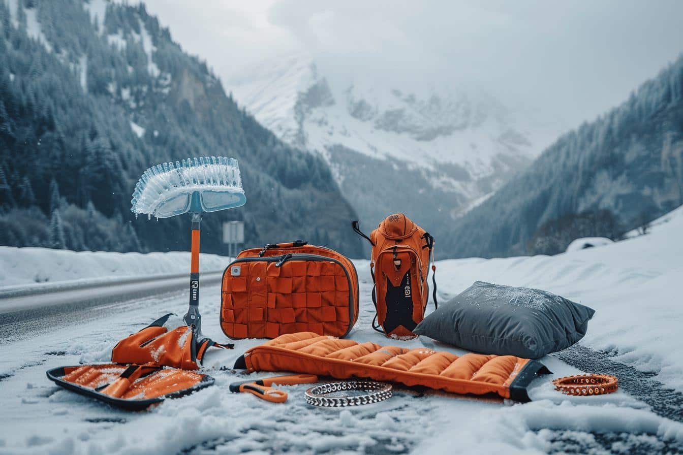 Accessoires essentiels pour une conduite sécurisée en montagne : équipement indispensable à avoir