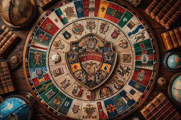 Étude héraldique complète des drapeaux : découvrez les symboles des pays anglophones