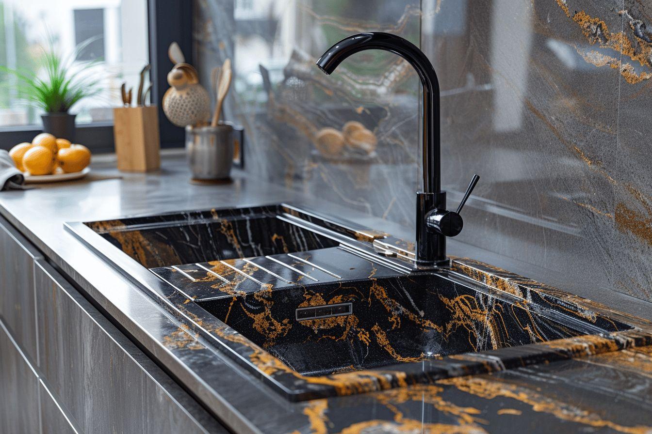 Évier en granit : le choix durable et élégant pour une cuisine moderne et fonctionnelle