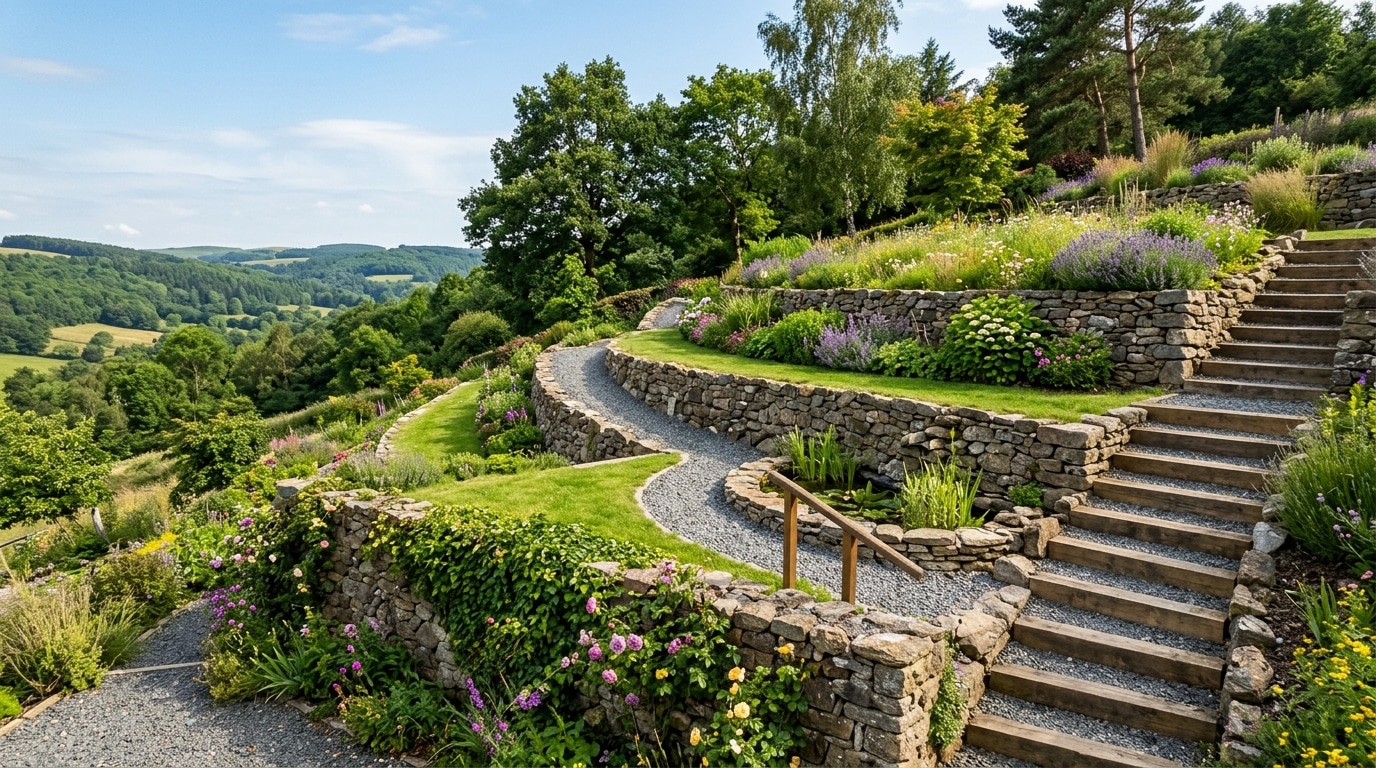 découvrez nos conseils pratiques pour aménager efficacement un terrain en pente et optimiser son utilisation tout en évitant l'érosion et les problèmes d'eau.