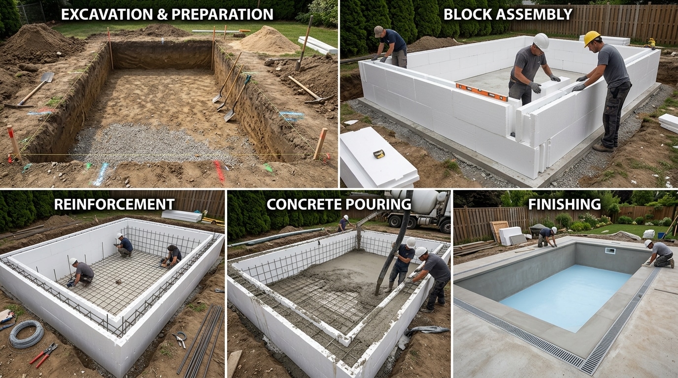 découvrez comment construire une piscine en bloc polystyrène étape par étape avec notre guide complet, facile à suivre pour un résultat durable et esthétique.