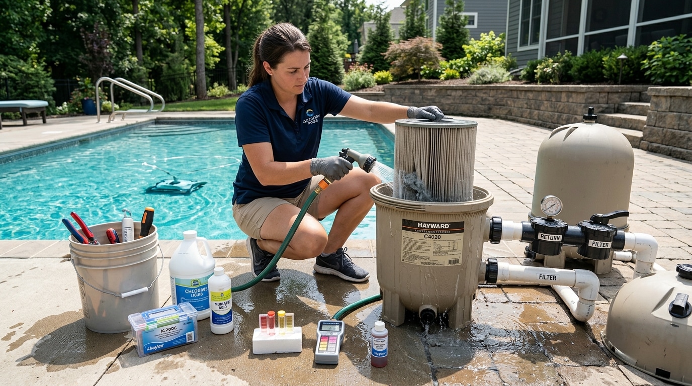 découvrez pourquoi l'eau de votre piscine devient trouble et apprenez les méthodes efficaces pour retrouver une eau claire et propre rapidement.