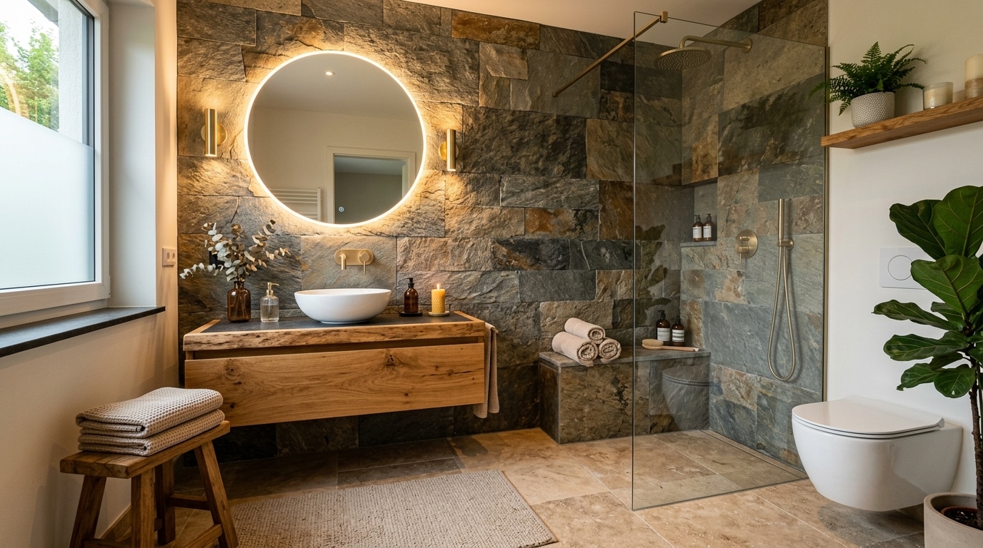 découvrez comment allier élégance et authenticité dans votre salle de bain grâce à l'association harmonieuse de la pierre et du bois. conseils déco et astuces pour un espace naturel et chaleureux.