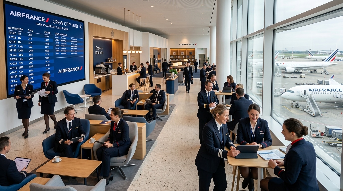 découvrez la cité pn air france, le centre névralgique dédié aux personnels navigants, où se conjuguent formation, vie professionnelle et échanges au cœur du hub d'air france.