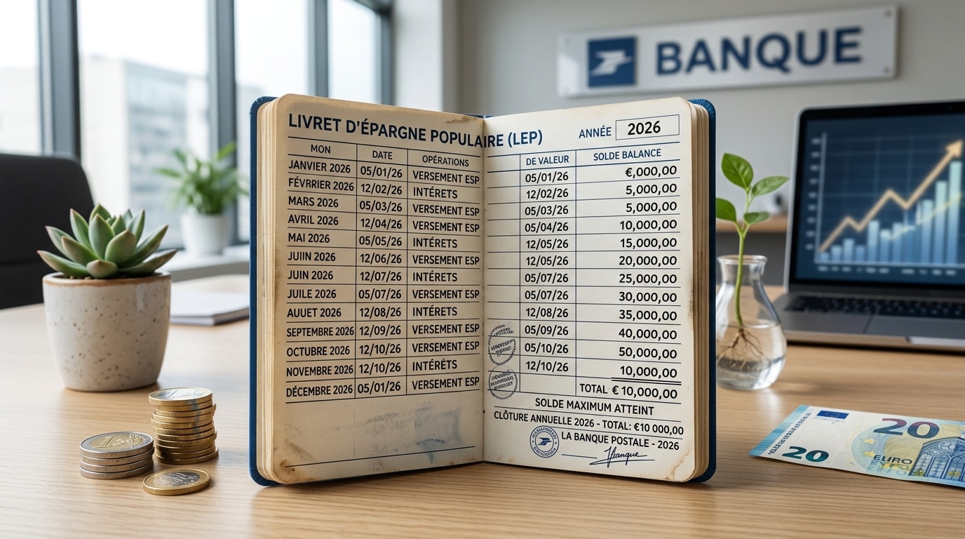 découvrez combien vous pouvez gagner avec un livret d'épargne populaire (lep) plein en 2026, en tenant compte des taux d'intérêt et des conditions actuelles.