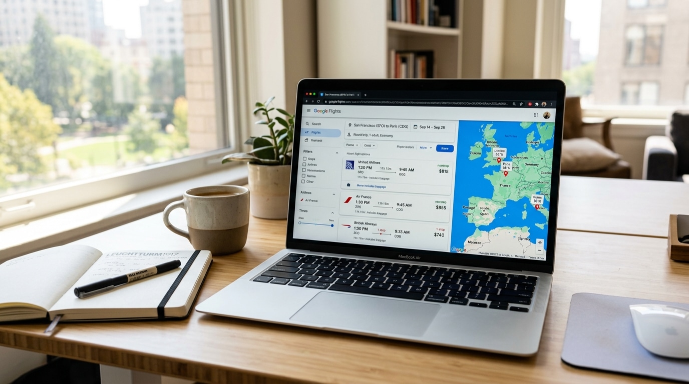 découvrez comment utiliser google flights pour trouver facilement les meilleurs vols au meilleur prix, comparer les options et planifier vos voyages en toute simplicité.