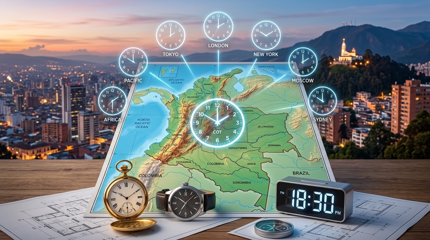 découvrez l'heure actuelle en colombie et comprenez le décalage horaire ainsi que les différents fuseaux horaires du pays grâce à notre guide complet et clair.