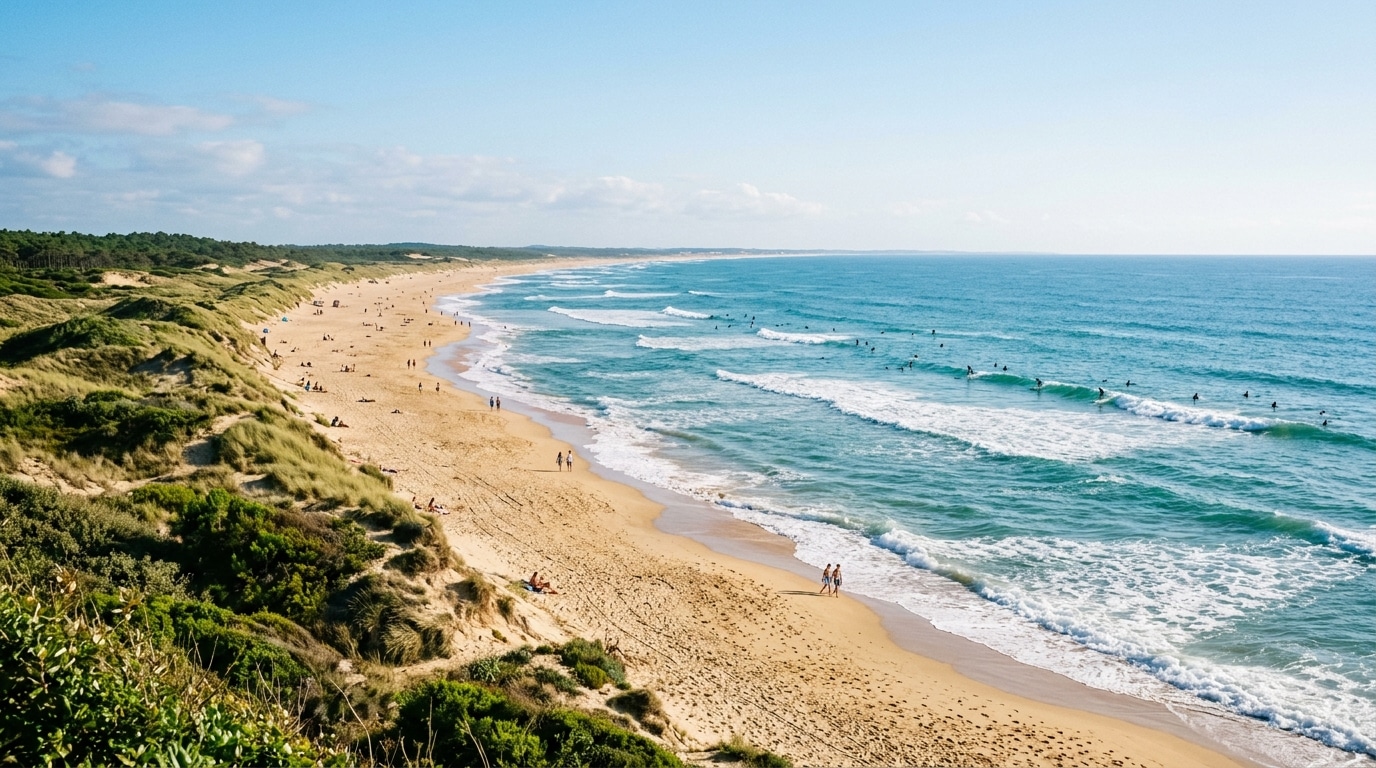 découvrez les plages de capbreton, les meilleurs spots pour profiter de l'océan, du surf, et des paysages magnifiques pour des moments inoubliables au bord de l'eau.