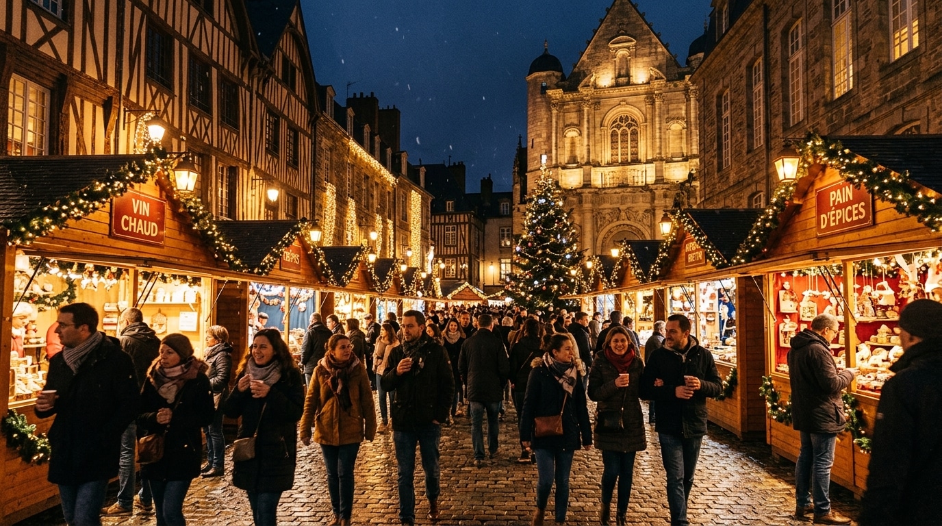 plongez dans la magie du marché de noël à rennes en 2026 : animations festives, artisanat local et délicieuses gourmandises vous attendent pour des moments inoubliables.