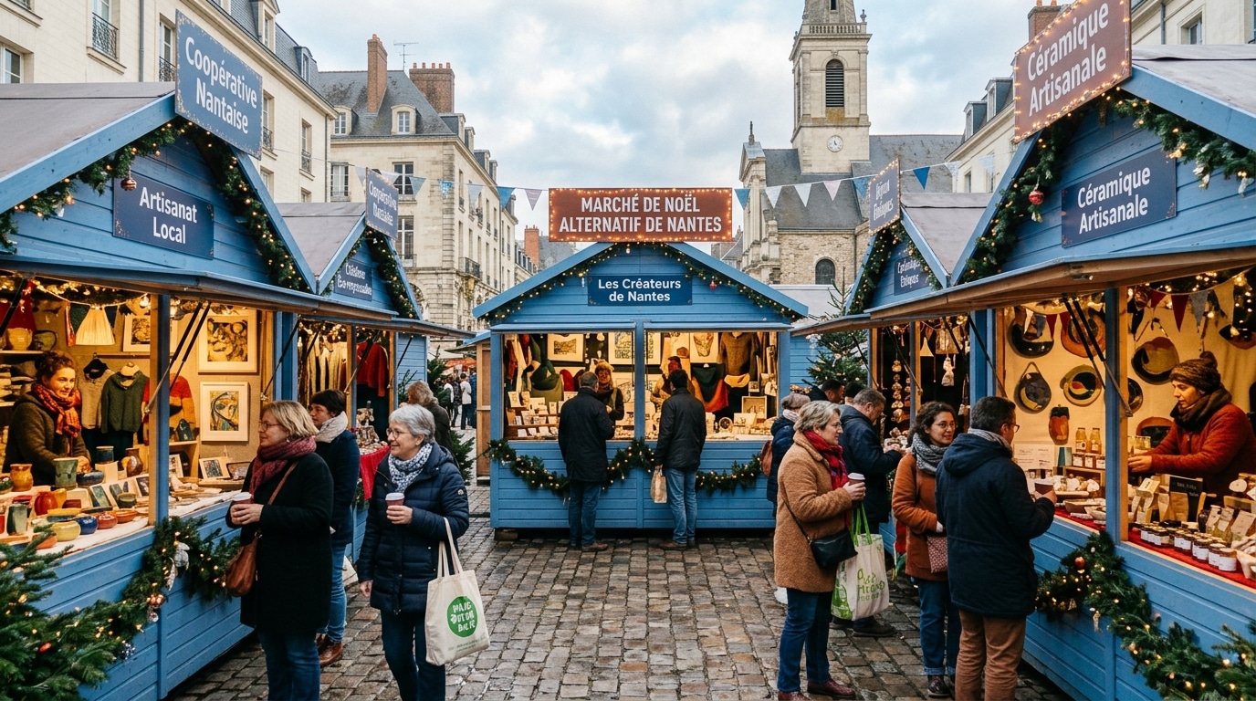 découvrez l'ambiance magique du marché de noël à nantes, avec ses chalets artisanaux, ses délicieuses gourmandises et ses animations festives pour toute la famille.