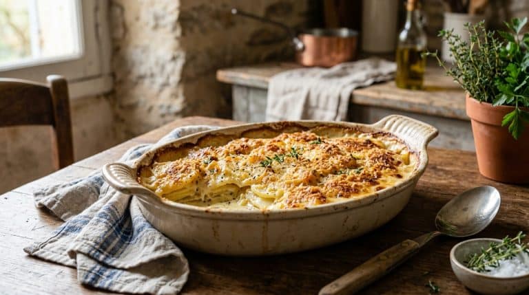 découvrez une recette simple et rapide pour un gratin dauphinois crémeux et savoureux, parfait pour régaler toute la famille.